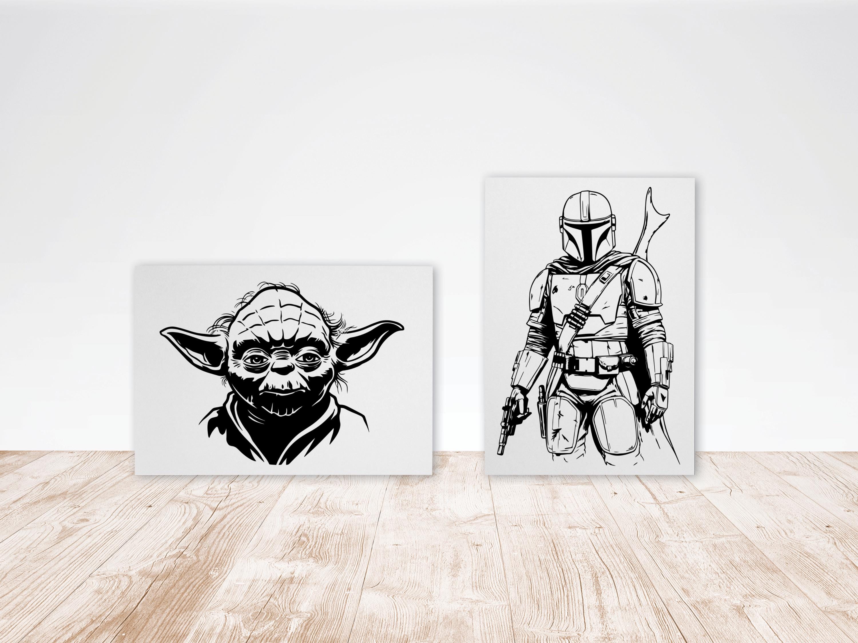 Star Wars - 70+ High Quality Svgs - Star Wars Clipart - Star Wars 