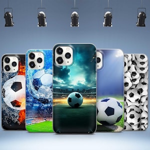 iPhone Fall Fußball Socker Telefon Fall für iPhone 16 15 14 13 12 11 X für Samsung Galaxy S25 S24 S23 S22 S21 S20 für GooglePixel