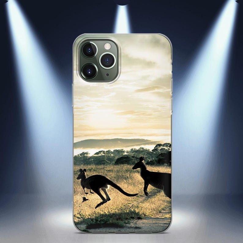 Australian Baby Kangaroo Phone Case for iPhone 16 15 14 13 12 11 X for