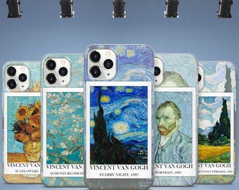 Van Gogh Phone Case, Paint Art Phone Case For iPhone 16 15 14 13 12 11 X For Samsung Galaxy S25 S24 S23 S22 S21 S20 For GooglePixel