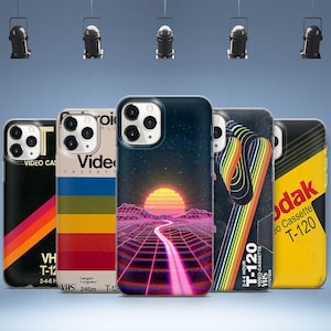 VHS Phone Case Video Tape Retro Case For iPhone 16 15 14 13 12 11 X For Samsung Galaxy S25 S24 S23 S22 S21 S20 For GooglePixel