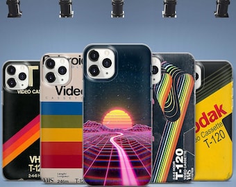 VHS Phone Case Video Tape Retro Case For iPhone 16 15 14 13 12 11 X For Samsung Galaxy S25 S24 S23 S22 S21 S20 For GooglePixel