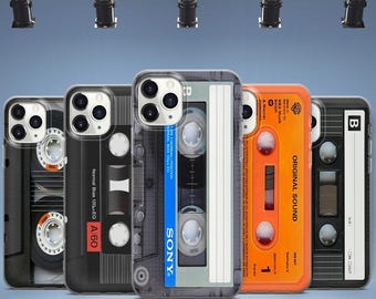 Nostalgia Vintage Retro Audio Cassette Phone Case For iPhone 16 15 14 13 12 11 X For Samsung Galaxy S25 S24 S23 S22 S21 S20 For GooglePixel