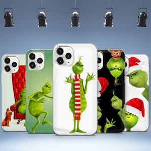Weihnachten Cartoon Geschenk Phone Case für iPhone 16 15 14 13 12 11 X für Samsung Galaxy S25 S24 S23 S22 S21 S20 Für GooglePixel