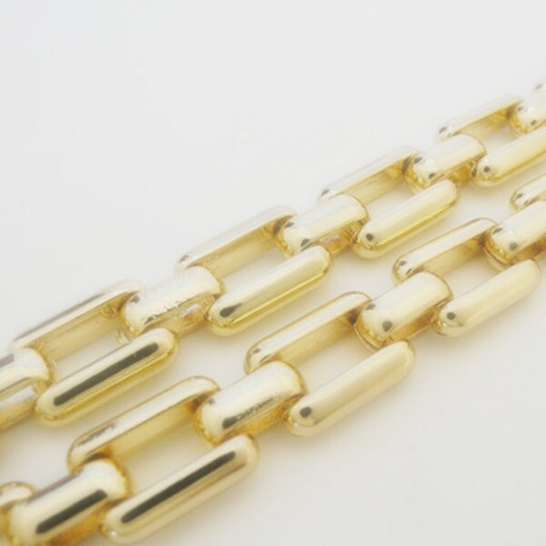 12mm Baguette Bag Chain,Bucket Chain Replacement,Luxury bag Chain,Purse Chain Replacement,Metal Chain,Purse Chain Strap,Handbag Strap LC-066