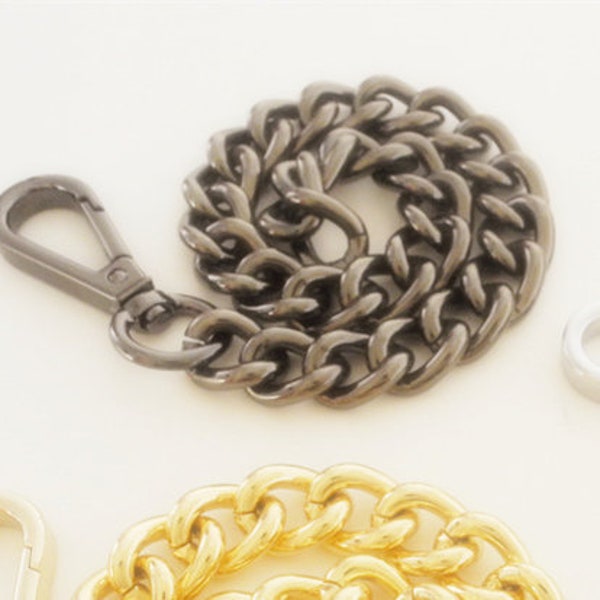 14mm Luxury Handbag Chain,Large Purse Chain Replacement,Metal Chain,Heavy Duty Chain LC-021