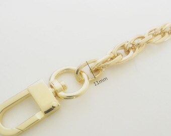11mm Strap Chain, Purse Chain Replacement,Bag Chain, Shoulder Handle Crossbody Chain,Metal Chain,Chain Strap Purse , Heavy Duty Chain LC-050