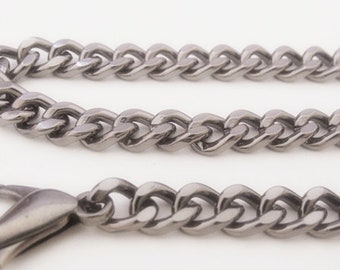 Catena con cinturino sottile da 7 mm, sostituzione della catena della borsa piccola, catena in metallo tagliato, catena per borse a tracolla a tracolla con manico LC-014