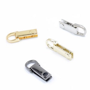 2pcs Bag Chain Strap Connector,Leather Clip,Metal Loop,Chain Connector with 12mm D Ring CC-047