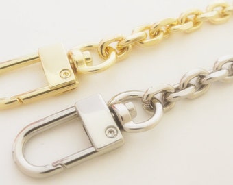 Catena con cinturino Rolo da 7 mm, sostituzione della catena della borsa, catena di metallo, tracolla a catena per borse, tracolla a catena a tracolla LC-008