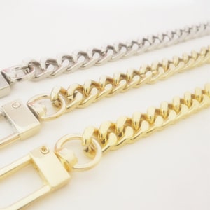 8mm Handbags Chain,Heavy Duty Strap Chain,Diamond Cut Purse Chain Replacement,Metal Chain,Handle Crossbody Shoulder Bags Chain  LC-010