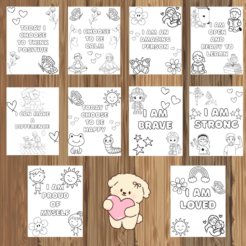 Kids Positive Coloring Pages Inspirational Quotes Affirmation Quotes Kids Positive Coloring Pages Inspirational Quotes Affirmation Quotes