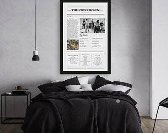 Music Print - Stone Roses - The Stone Roses