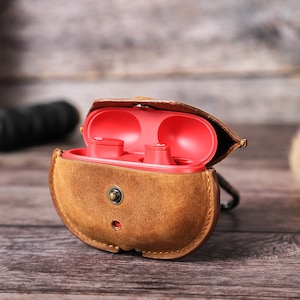 Personalized Engraving Cowhide Leather Beats Studio Buds Headphones Case Custom Beats Studio Buds Earphones Earbuds Cover Unique Gift