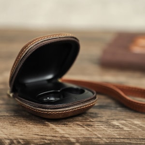 Personalized Engraving Cowhide Leather Beats Fit Pro Headphones Case Custom Powerbeats Pro Earphones Earbuds Cover Birthday Unique Gift