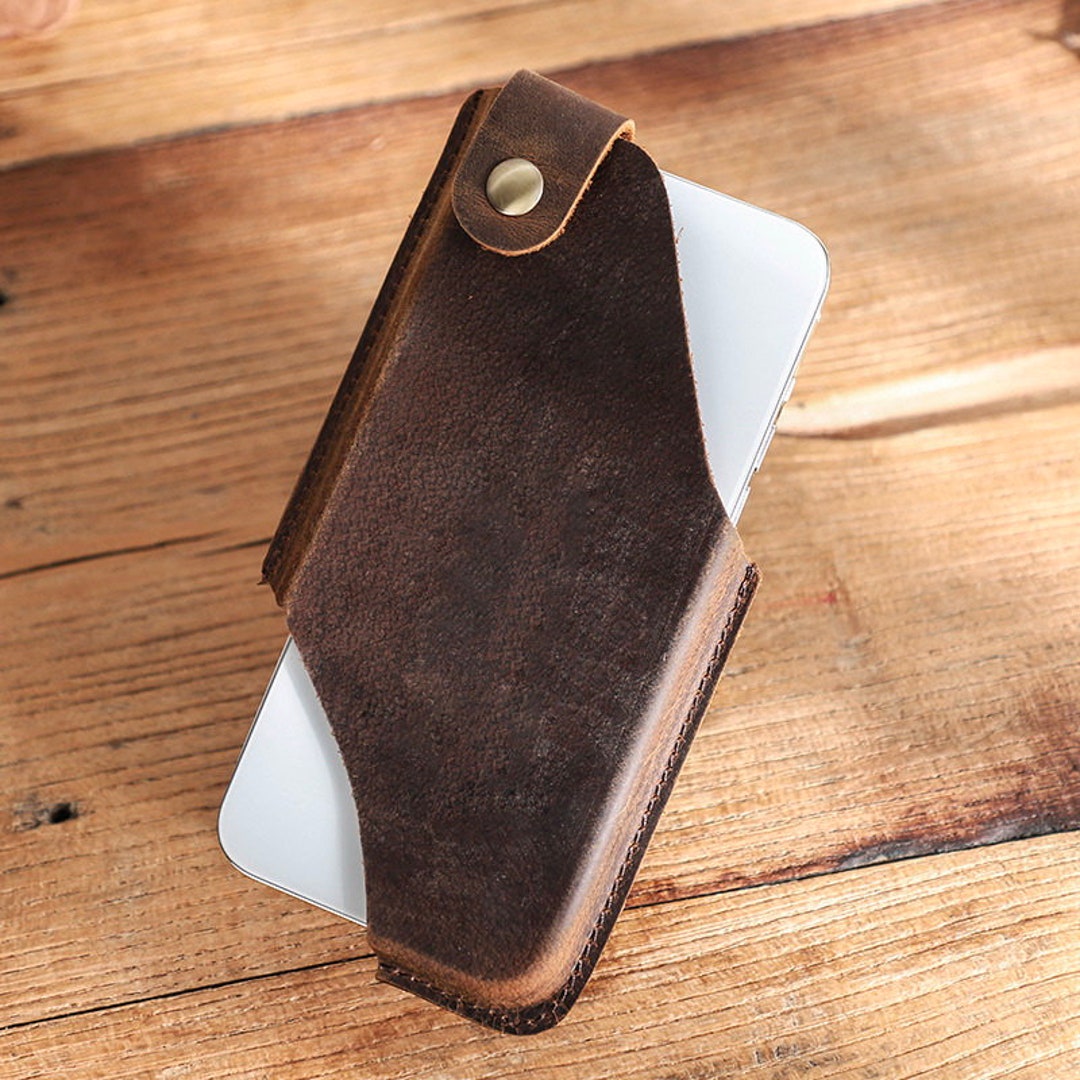 Personalized Cowhide Leather iPhone 15 Pro Max Case Custom Etsy