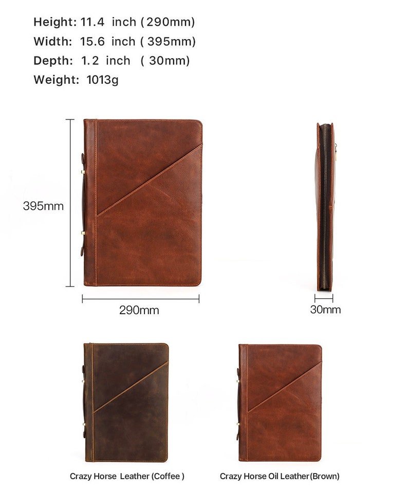 Personalized Engraving Cowhide Leather 15.4 MacBook Pro Case Custom 16