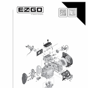 EZGO 295CC 350CC ゴルフカート エンジン サービス修理マニュアル 1992-2007