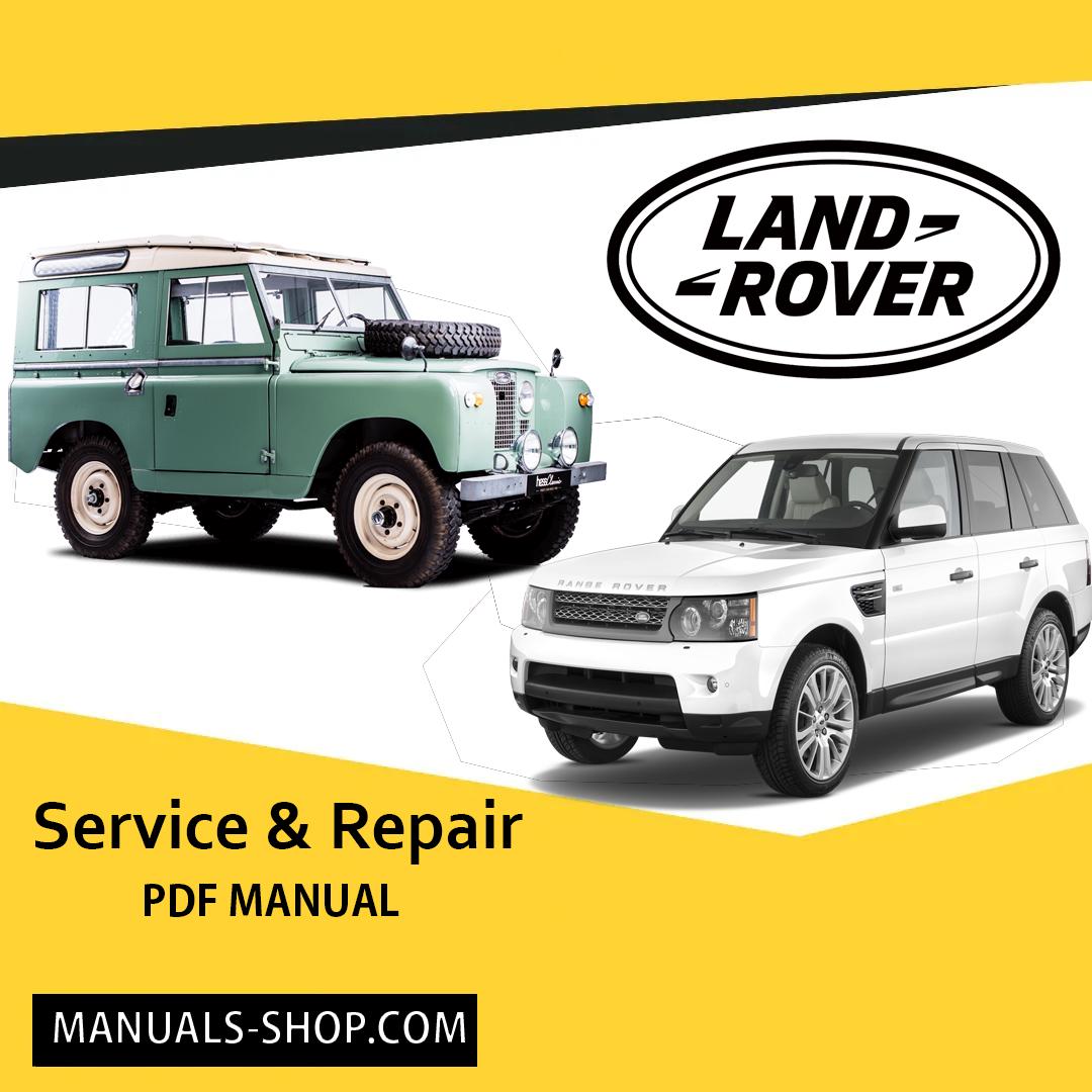 Reproduction Workshop Manual Insert 1990-1994 Range Rover