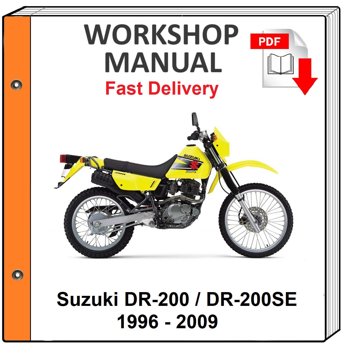 Suzuki Dr200 Dr200se 1996 1997 1998 1999 2000 2001 2002 2003 Etsy