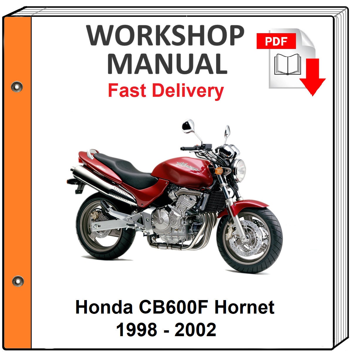 Honda Cb600f Hornet 1998 1999 2000 2001 2002 Service Repair Workshop Manual  - Etsy Australia