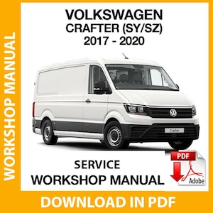 ワークショップマニュアル Volkswagen Crafter SY/SZ (2017 2018 2019 2020) PDF 修理工場マニュアル