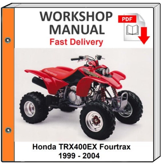  Servicio Honda Trx4 0ex Fourtrax