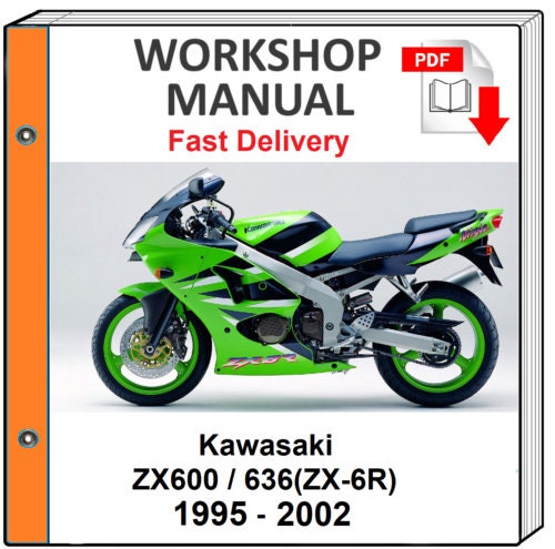 Kawasaki Zx600 Zx636 Zx6r 1995 1996 1997 1998 1999 Service