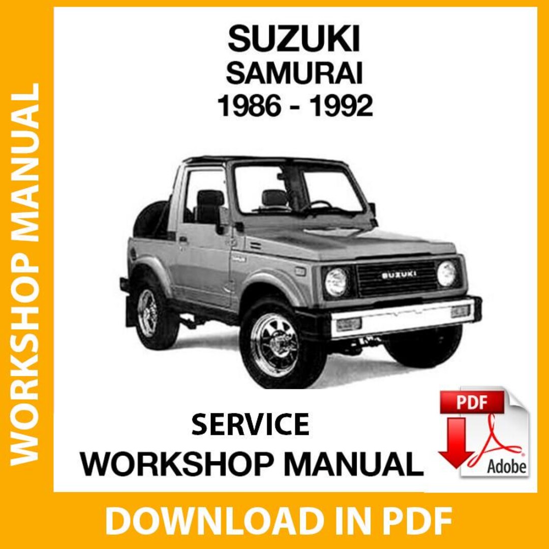 SUZUKI SAMURAI 1986 ー1993 Haynesマニュアル Suzuki Samurai (86-95), Sidekick (89-98), X-90 (96-98