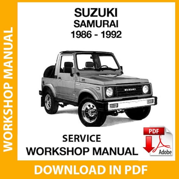 Samurai & Sydekick 86 96 Repair Manual : Haines : Free