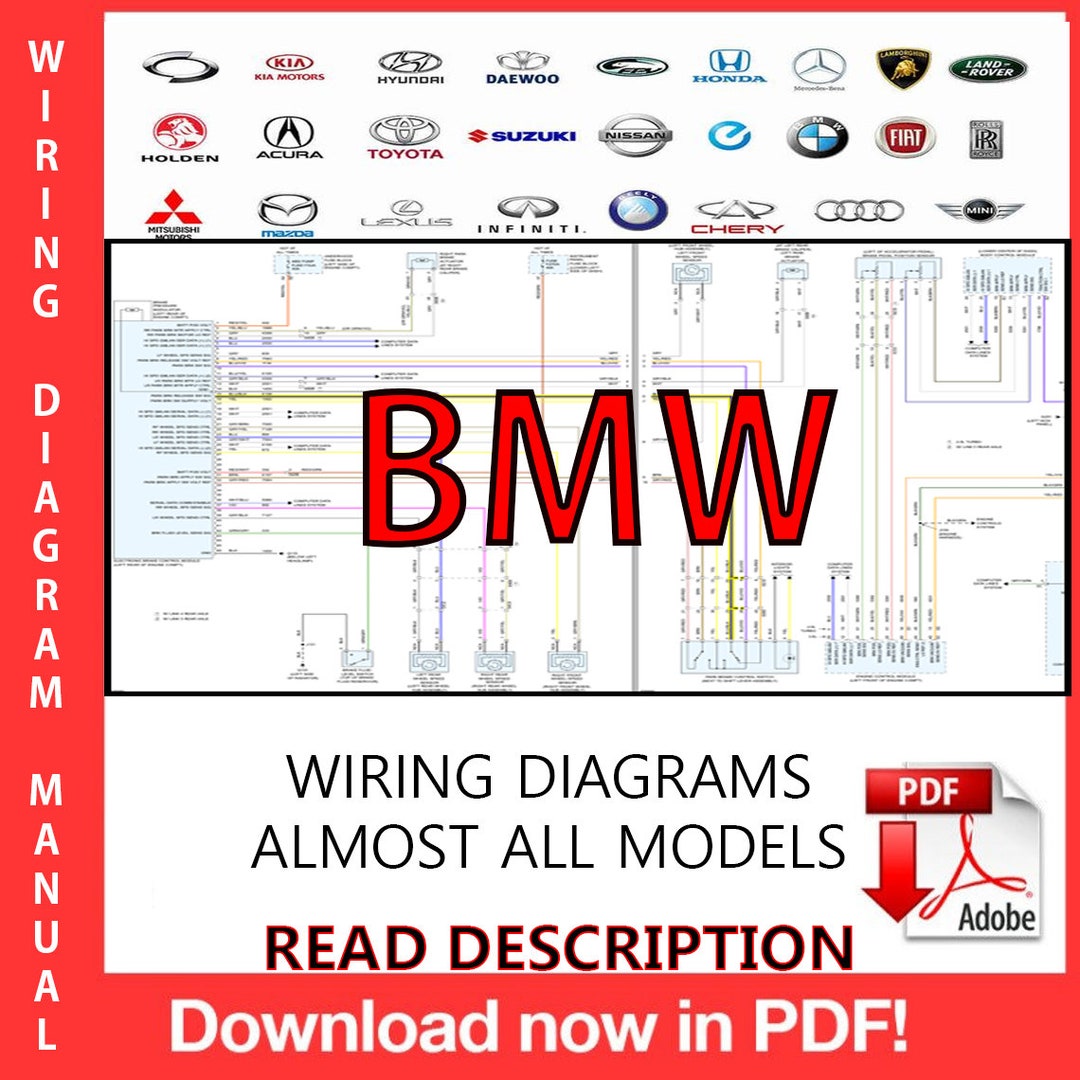 Diagramas de fiação para BMW com instruções detalhadas