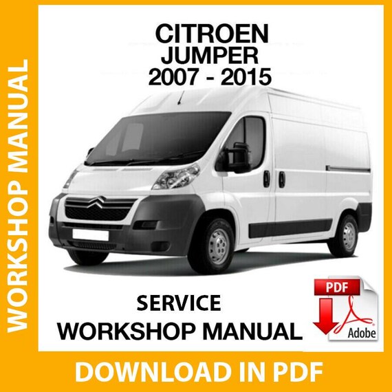 Reparaturanleitung Citroen Jumper Typ 250 Bucheli Verlag