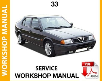 1984年式アルファロメオ33のサービスワークショップマニュアル（PDF