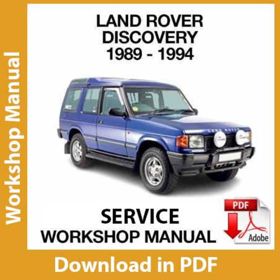 ワークショップマニュアル ランドローバー ディスカバリー 1 1989 1990