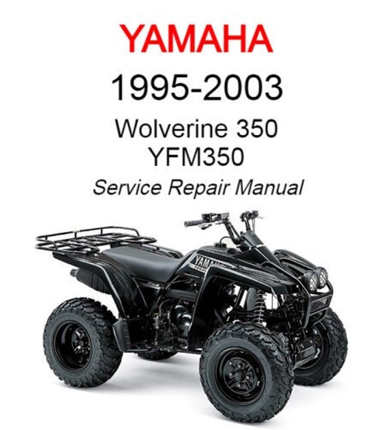 Yamaha Wolverine 350 YFM350 1995 1996 1997 1998 1999 2000