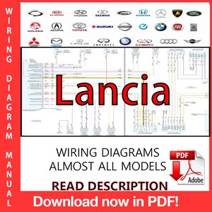 lancia-wiring-diagrams-manual-pdf-almost-all-models-etsy