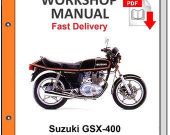 Suzuki Gsx400f Gsx 400f Katana 1981 1982 1983 Service Repair Shop