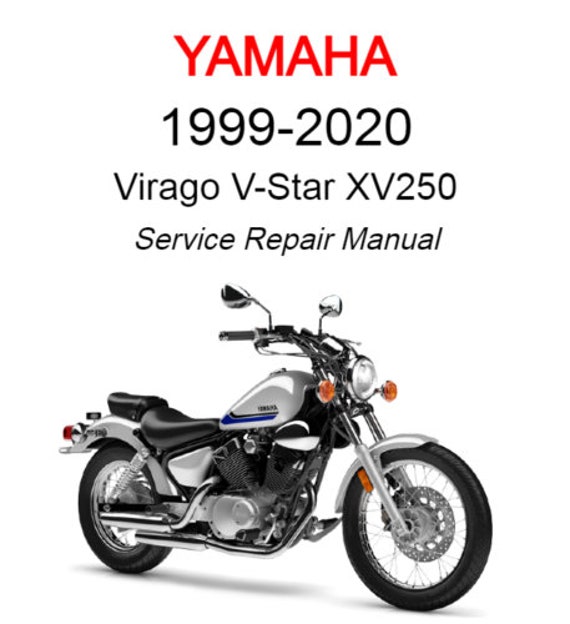 Yamaha Virago XV250 V-star V Star 250 1999-2020 Service Repair - Etsy