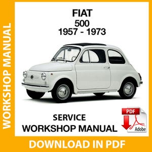 Fiat 500 Workshop Manual - Etsy