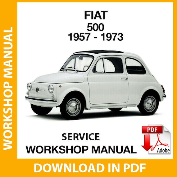 ワークショップマニュアル Fiat 500 (1957-1973) PDF 修理工場