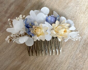 Custom dried flower comb