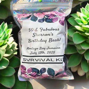 Hangover Kit Party Supplies for Wedding, Birthday, Bachelorette, Bachelor Party Kit, Party Favors, Just In Case Bag Kit, Bridesmaid Gifts