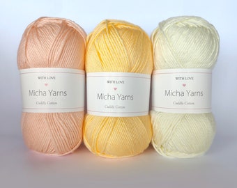 80 Cotton / 20 Acrylic yarn - 100gram - 200meter