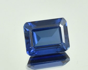 Best Offer High-Quality Natural Blue 10-12.00 Carat Tanzanite Emerald Cut Shape Certified Gemstone, Use For Making Ring Loose Gemstone