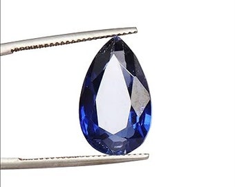 Today's Best Offer High-Quality Natural Blue 10-12.00 Carat Tanzanite Pear Cut Shape Certified Gemstone, Use For Making Ring Loose Gemstone