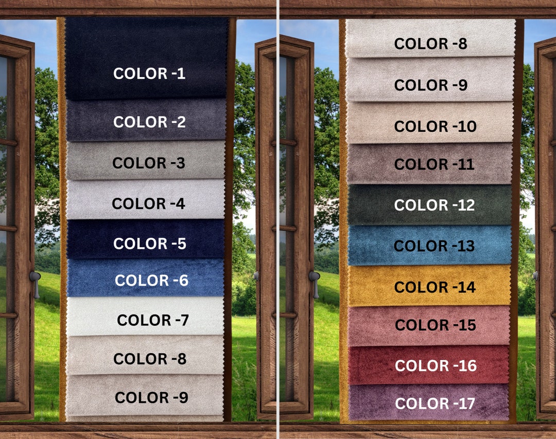 Luxurious Velvet Fabric 17 Color Options Custom Velvet - Etsy