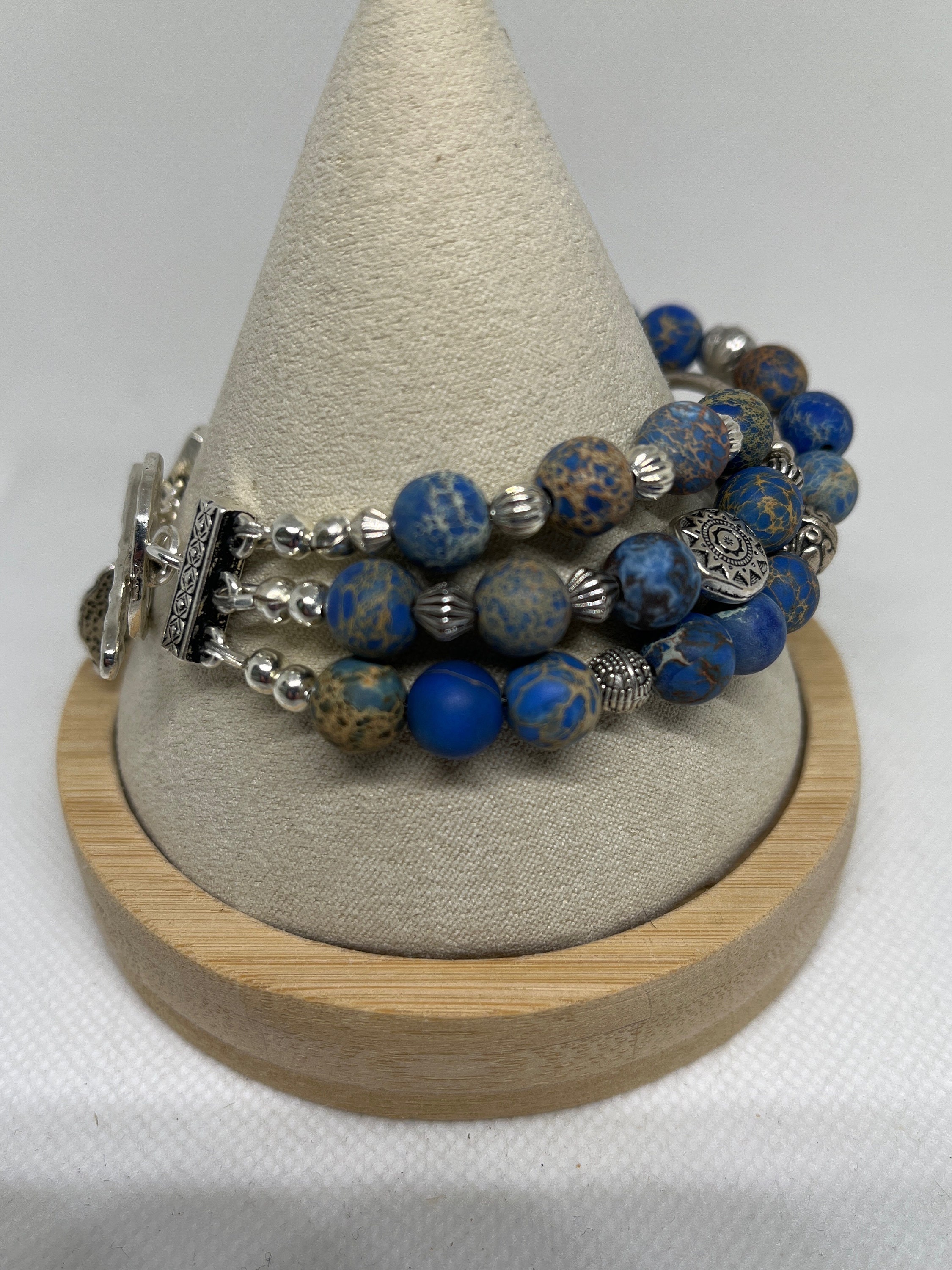 Handmade Colorful Bracelet Multi Triple Three Strand
