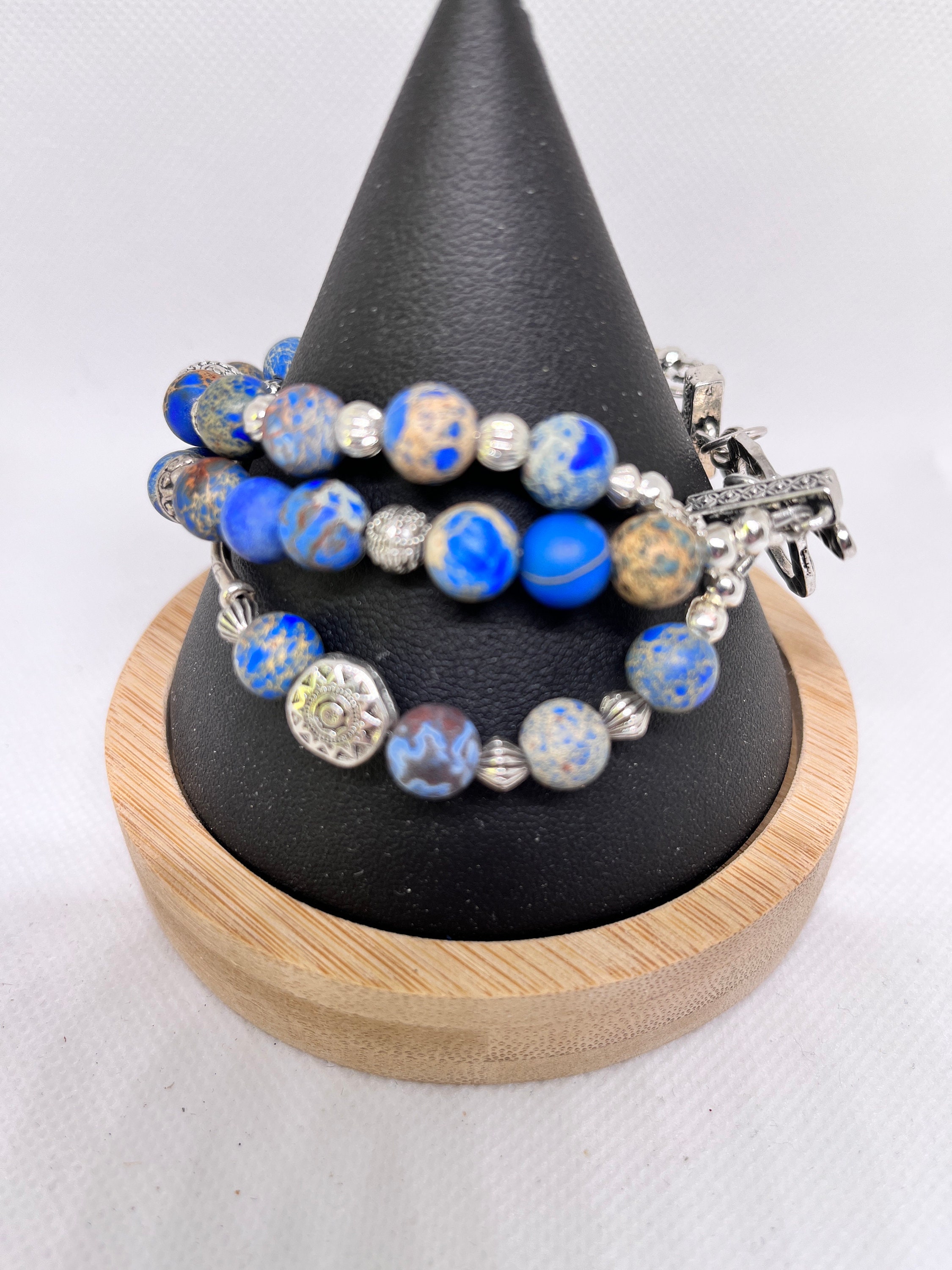 Handmade Colorful Bracelet Multi Triple Three Strand