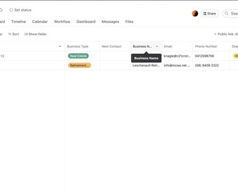 Client Relationship Manager - For Service-Based Business