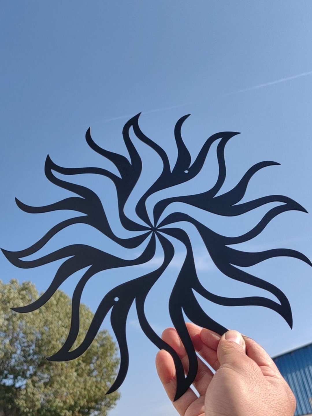 Metal Sun Wall Hanging Indoor or Outdoor Decor the ORIGINAL Sunburst